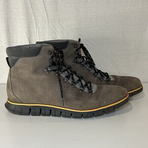 Cole Haan Zerogrand Hiker Trail Boots Mens Sz 15 M Ironstone Gray C28735 Casual